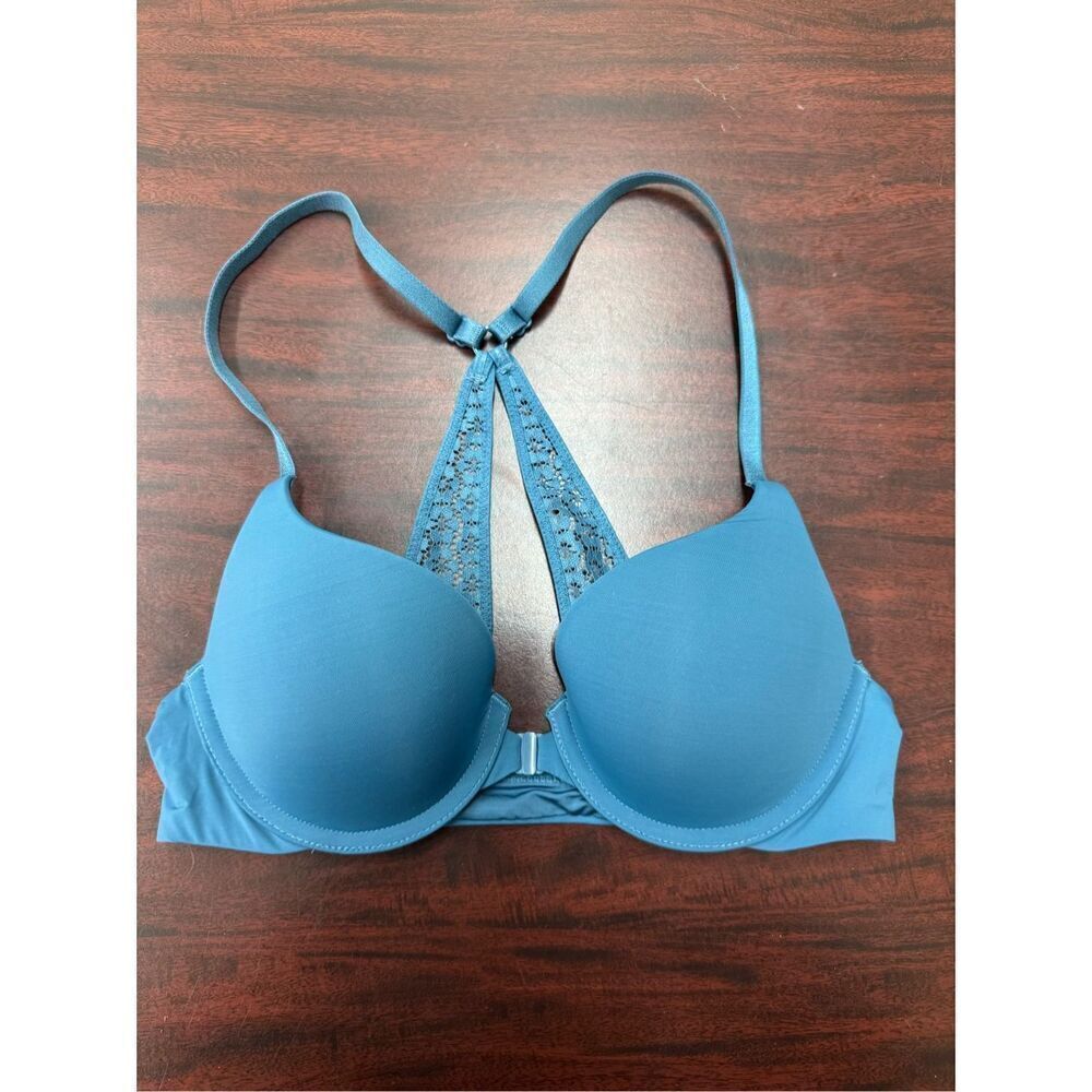 Victoria’s Secret Racerback Perfect Shape Front Closure Bra Size 32B